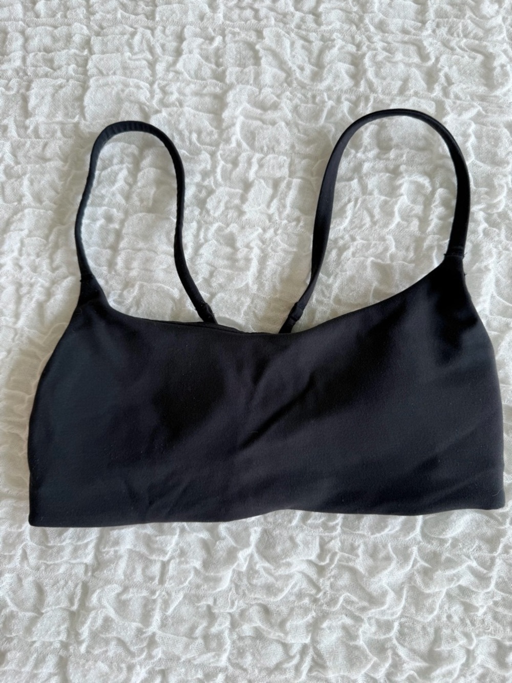 Lululemon Wunder Train Black Sports Bra Size 4 - Picture 2 of 6